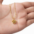 Golden Rose Pendent