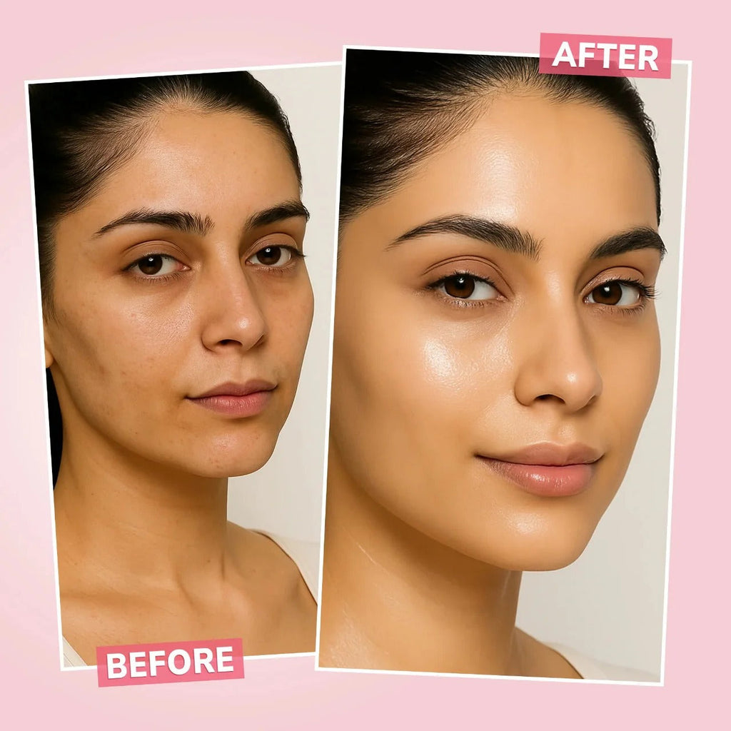 Flicka Silk Touch 3 in 1 Moisturizer and Primer for Face | Long-Lasting, Flawless and Dewy Makeup Base | Pore Minimizer | All Skin Types